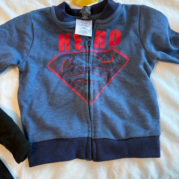 DC Comics Batman & Superman Baby Bundle 3-6 months NWT - Picture 5 of 7